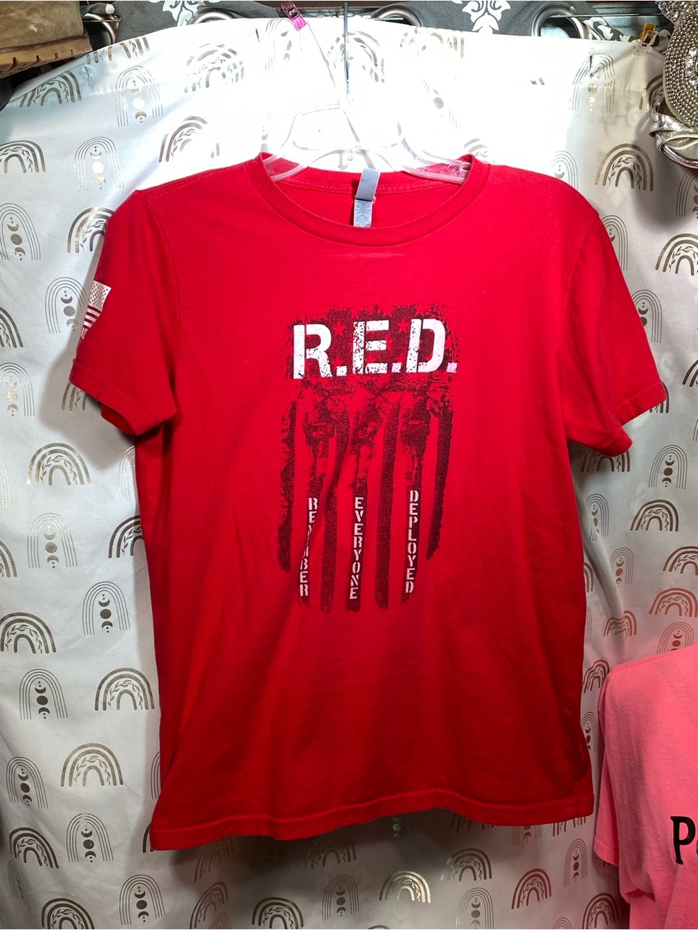 Short Sleeve Graphic Tee - Red Men's Shirt